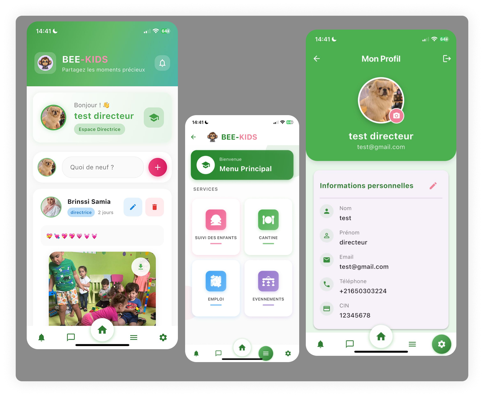beekids UI Mockup